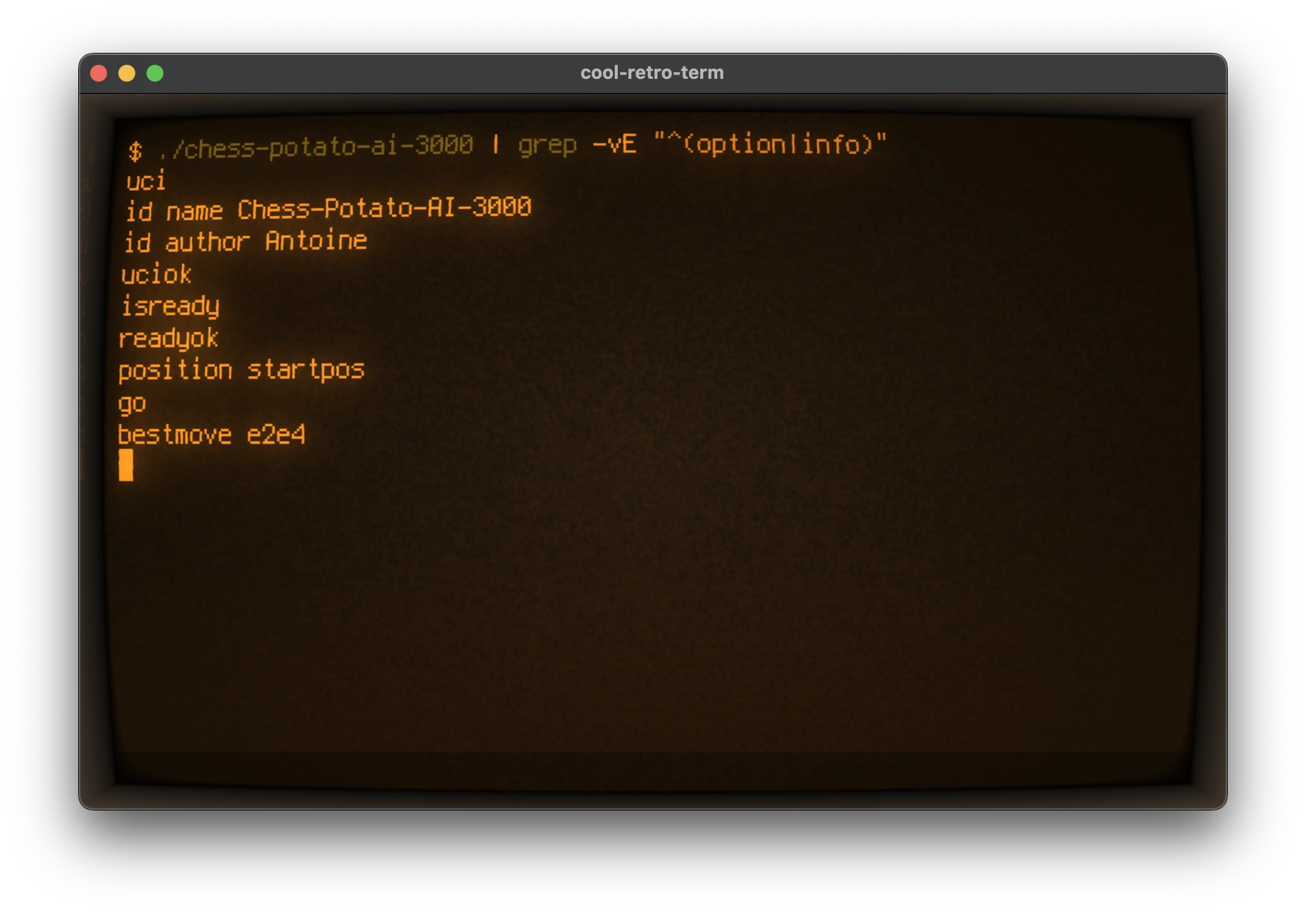 My Bad Engine CLI Screenshot